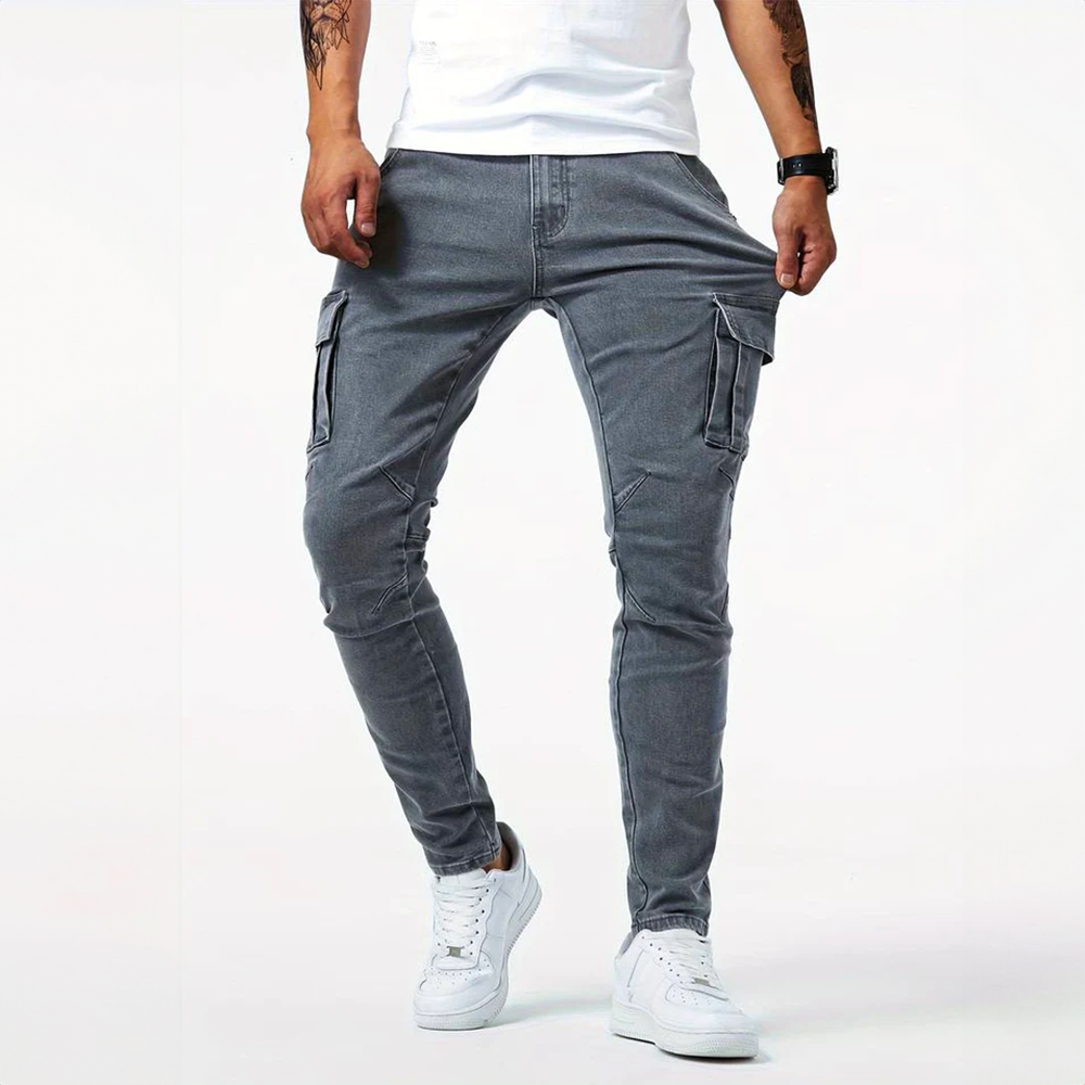 Laluna® | Stretchy Cargo Jeans