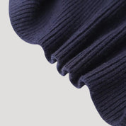 Dames Gebreide Vest | denim kraag