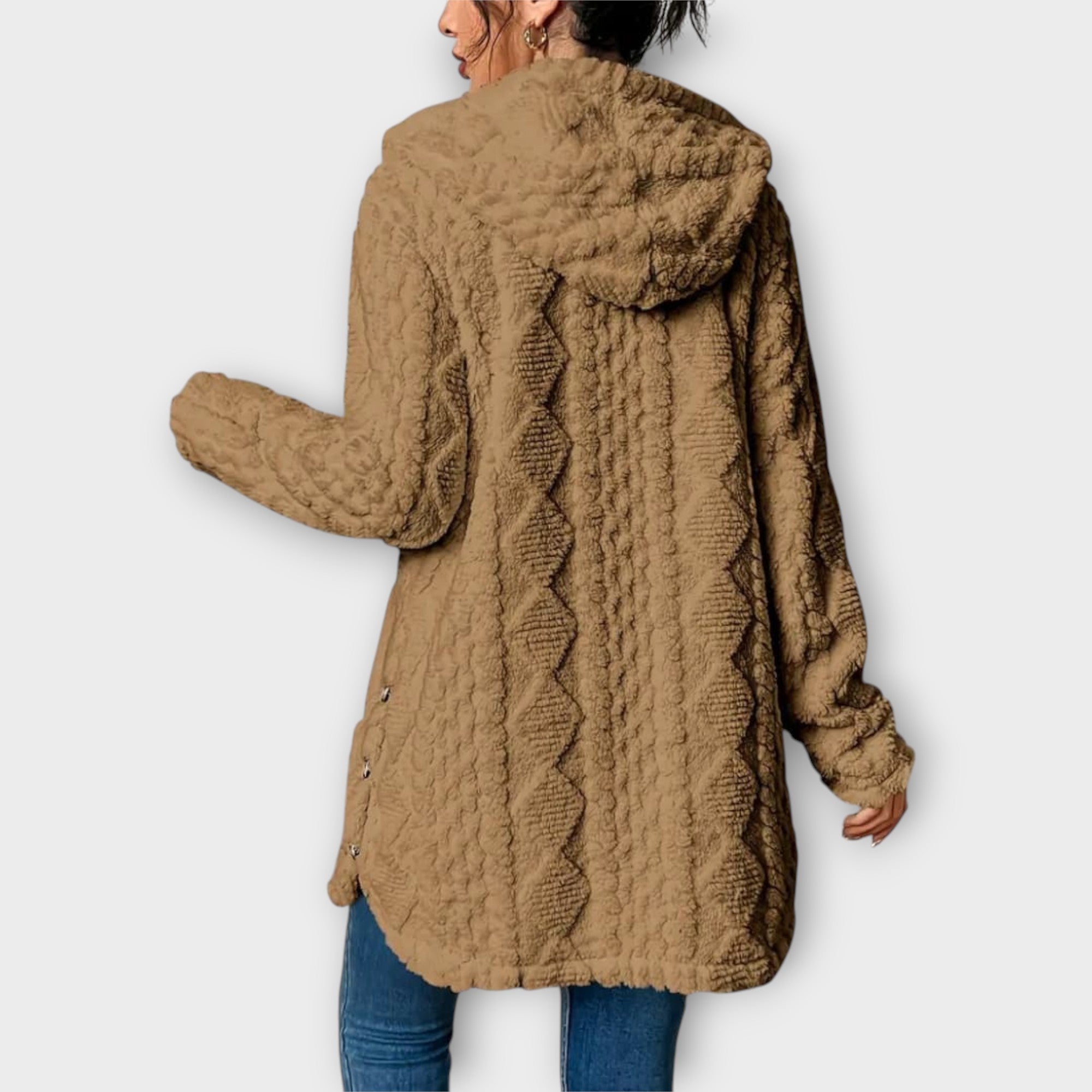 Dames lange Vest | fleece