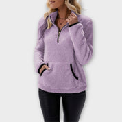 Dames Rits Trui | fleece