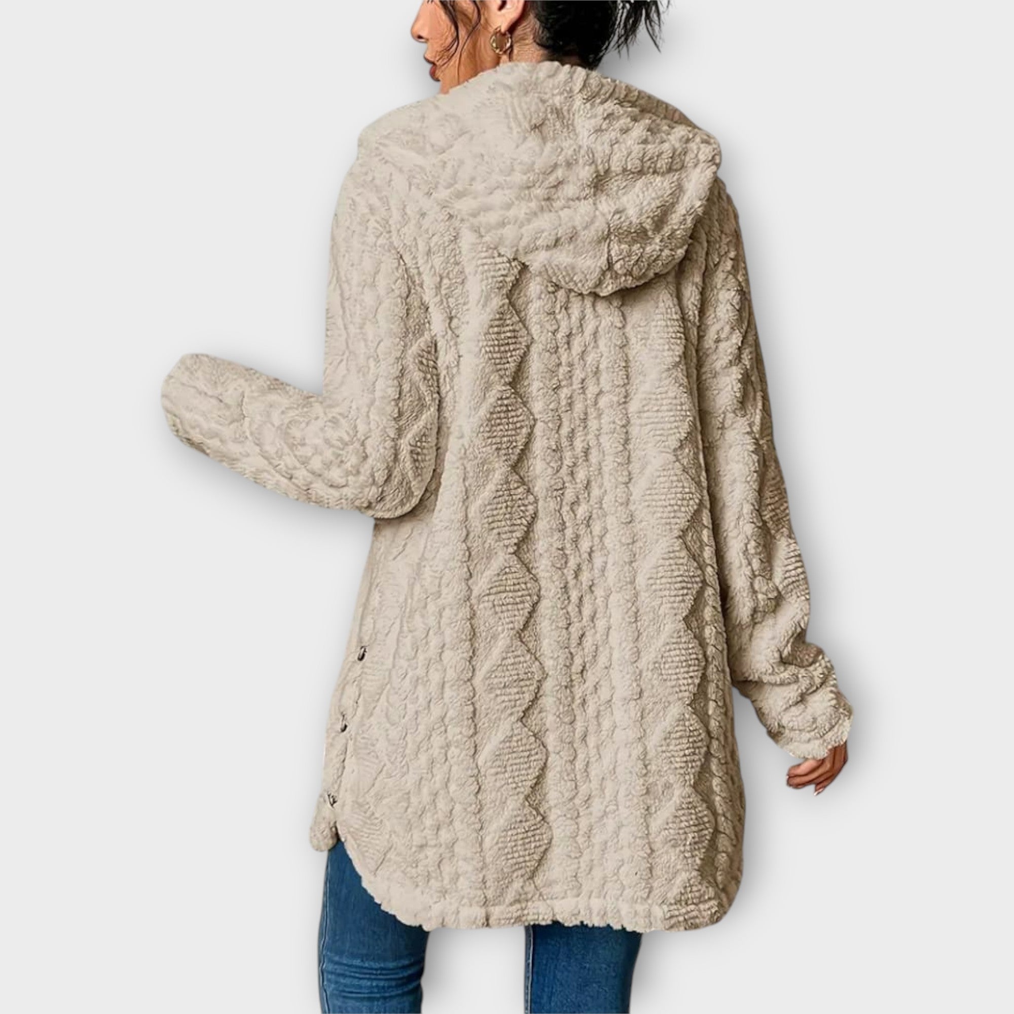 Dames lange Vest | fleece