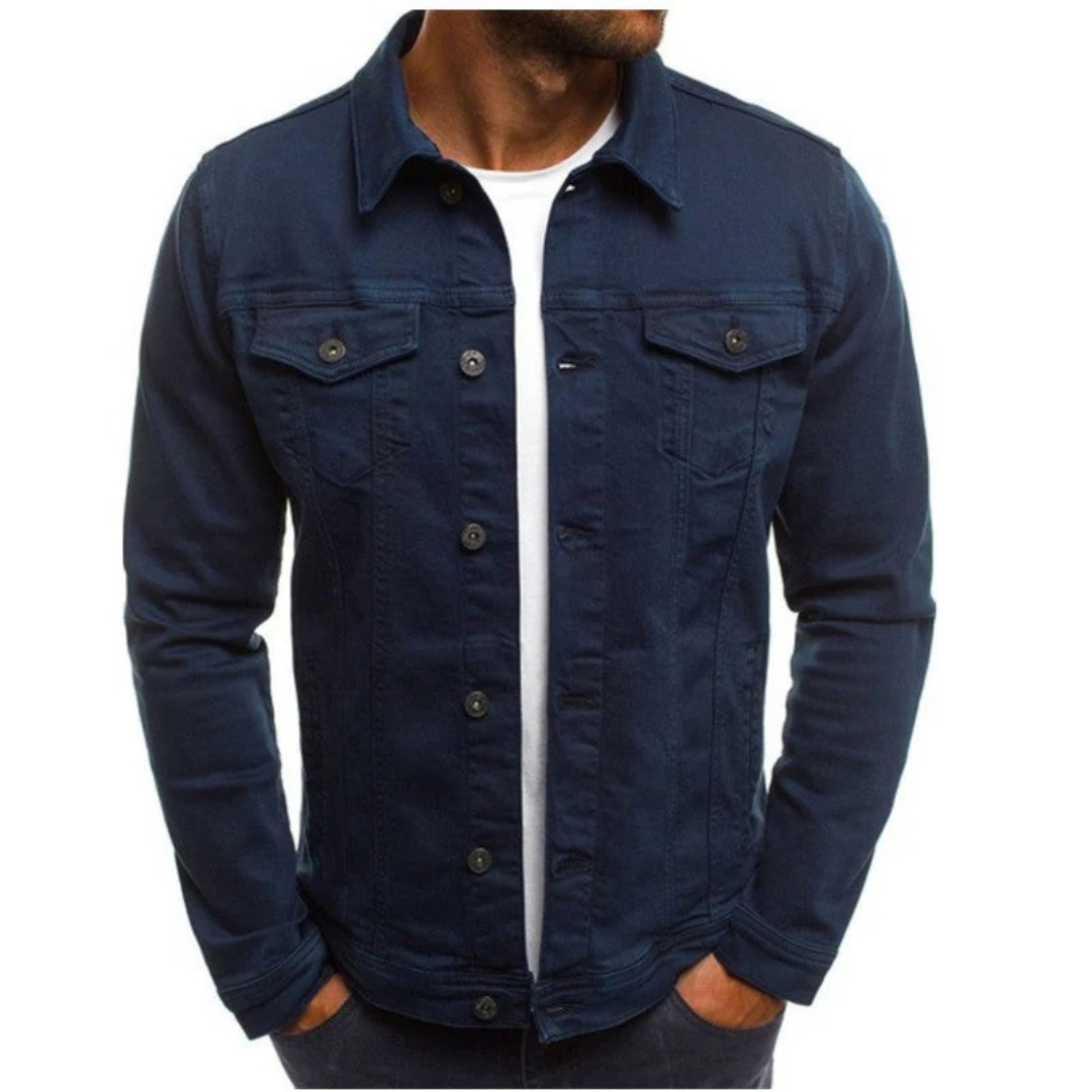 Heren Denim Casual Jas | Winter