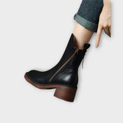 Dames Leren Enkellaarsjes | Comfortabeld