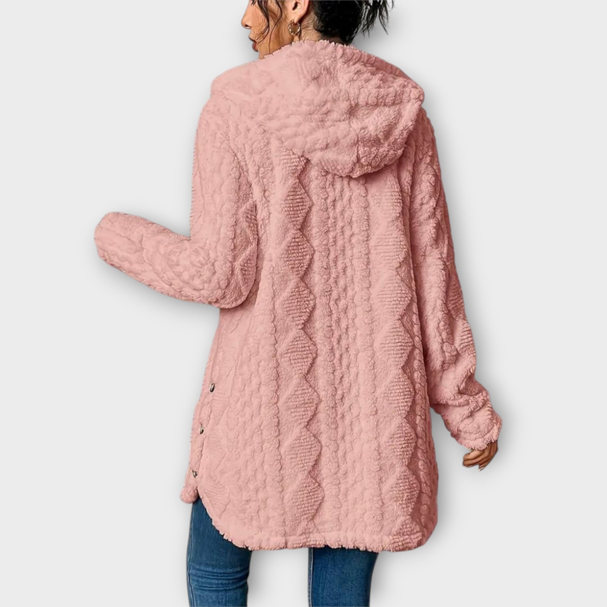 Dames lange Vest | fleece
