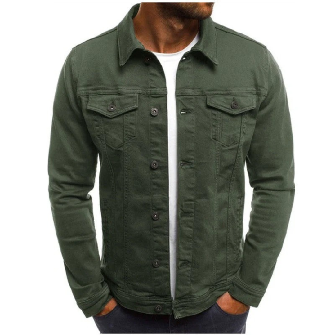 Heren Denim Casual Jas | Winter