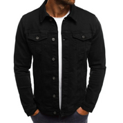 Heren Denim Casual Jas | Winter