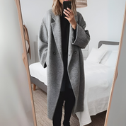 Dames Lange Mantel | Warm
