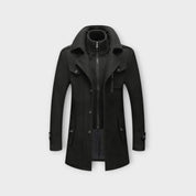 Heren Wollen lange Mantel | winter