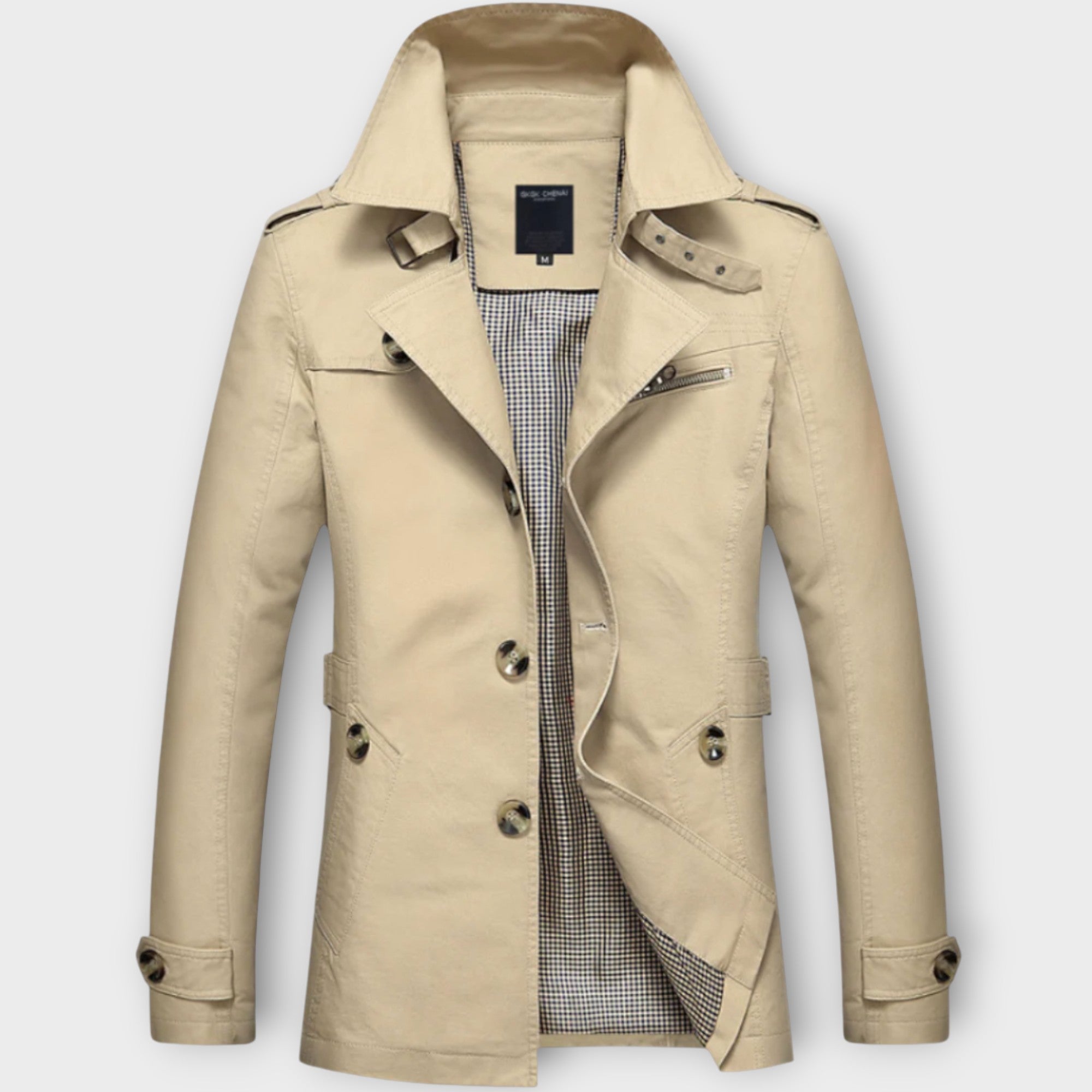 Heren winter lange mantel | grote maten