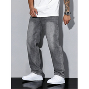 Heren Effen Kleur Jeans | Casual