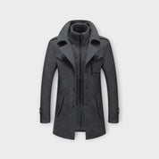 Heren Wollen lange Mantel | winter