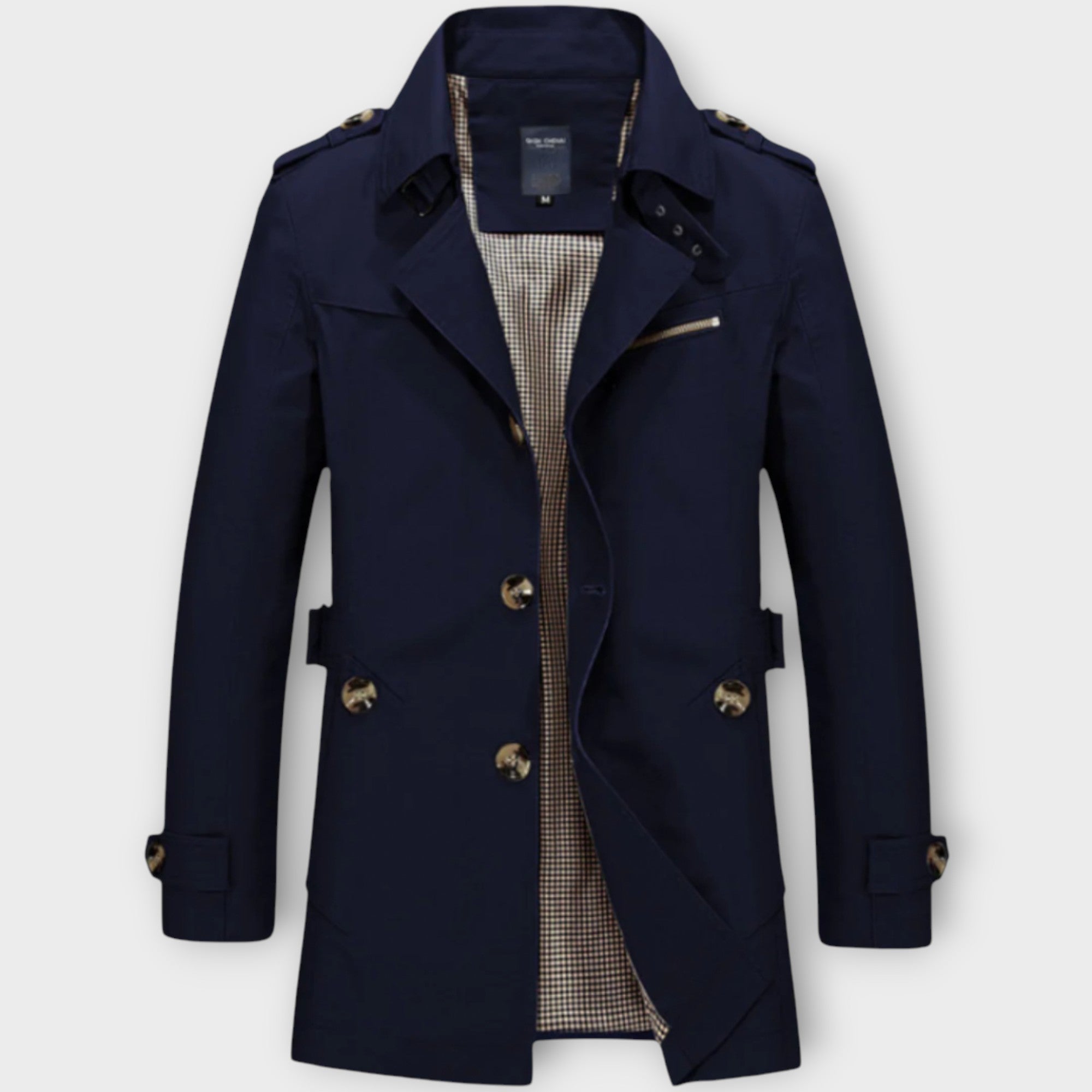 Heren winter lange mantel | grote maten