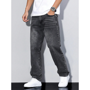Heren Effen Kleur Jeans | Casual