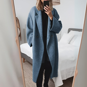 Dames Lange Mantel | Warm