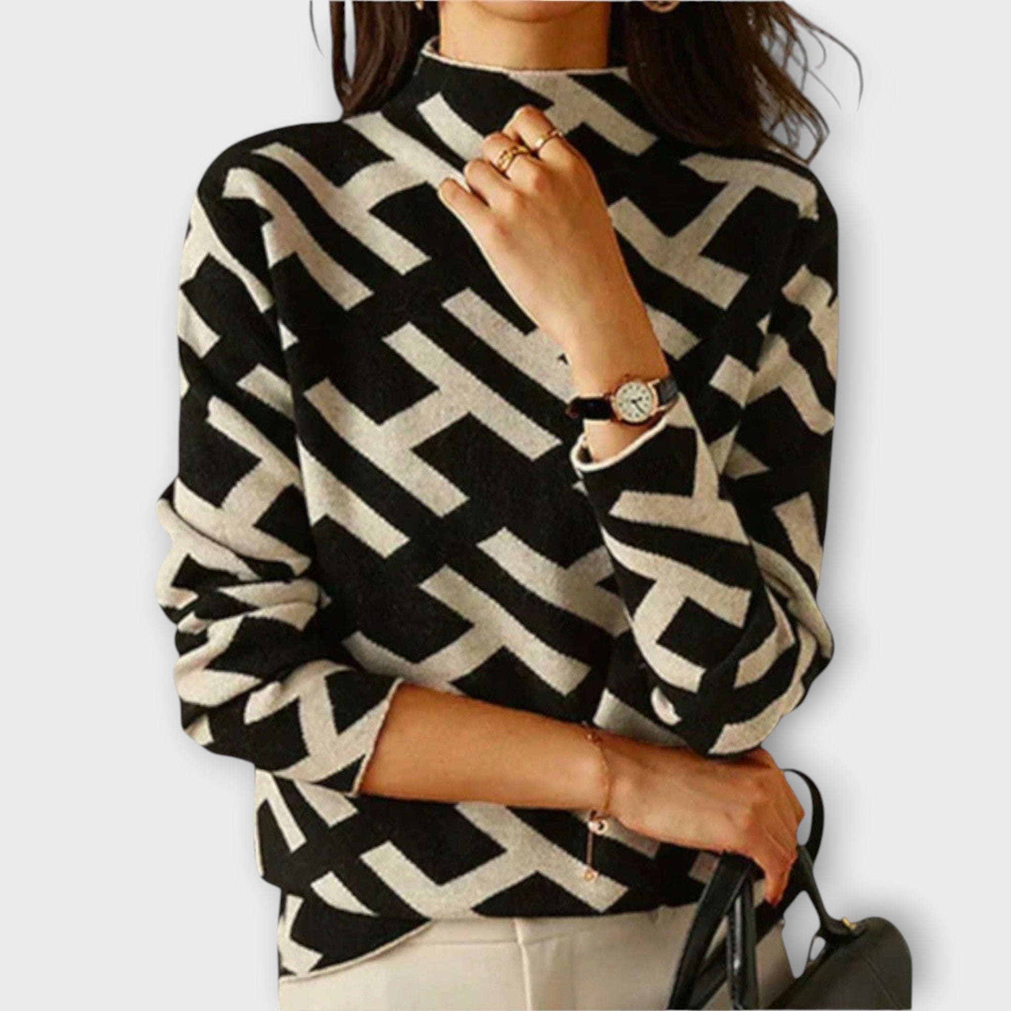 Dames Lange Coltrui | zwart leuke