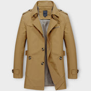 Heren winter lange mantel | grote maten