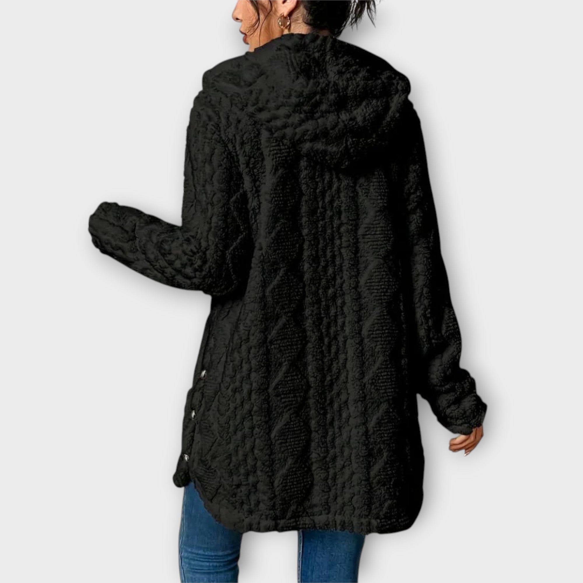 Dames lange Vest | fleece
