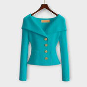 Dames Ribgebreide Cardigan | Winter