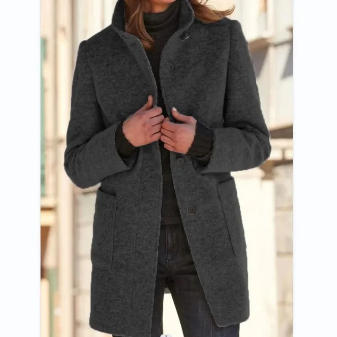 Dames Winter Lange Mantel | Winddicht