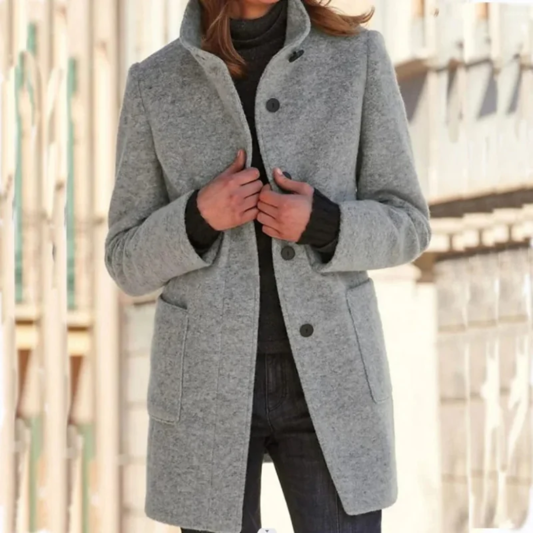 Dames Winter Lange Mantel | Winddicht