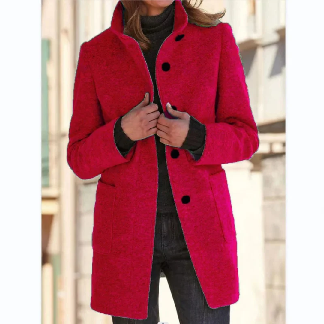 Dames Winter Lange Mantel | Winddicht