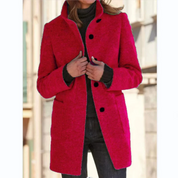 Dames Winter Lange Mantel | Winddicht