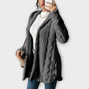 Dames lange Vest | fleece