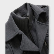 Heren Wollen lange Mantel | winter