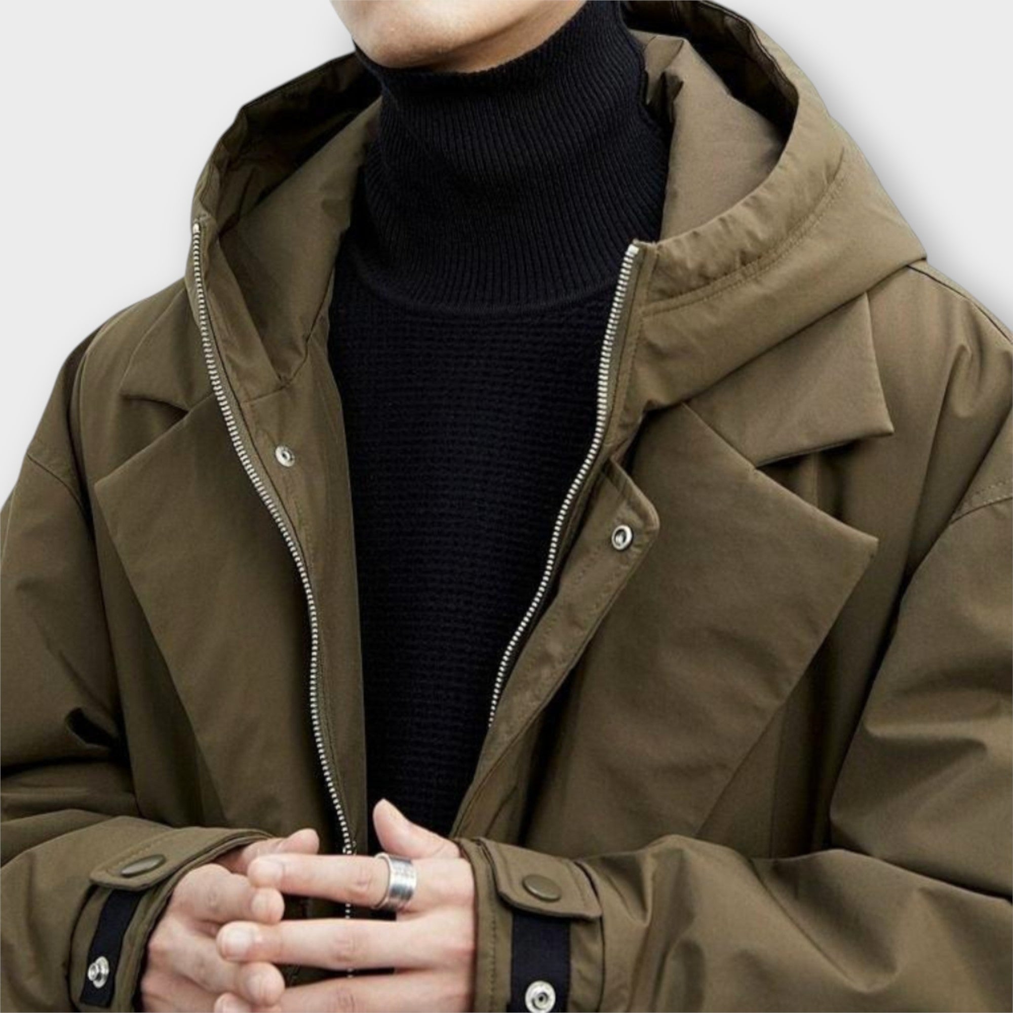 Heren waterdichte Parka | met capuchon