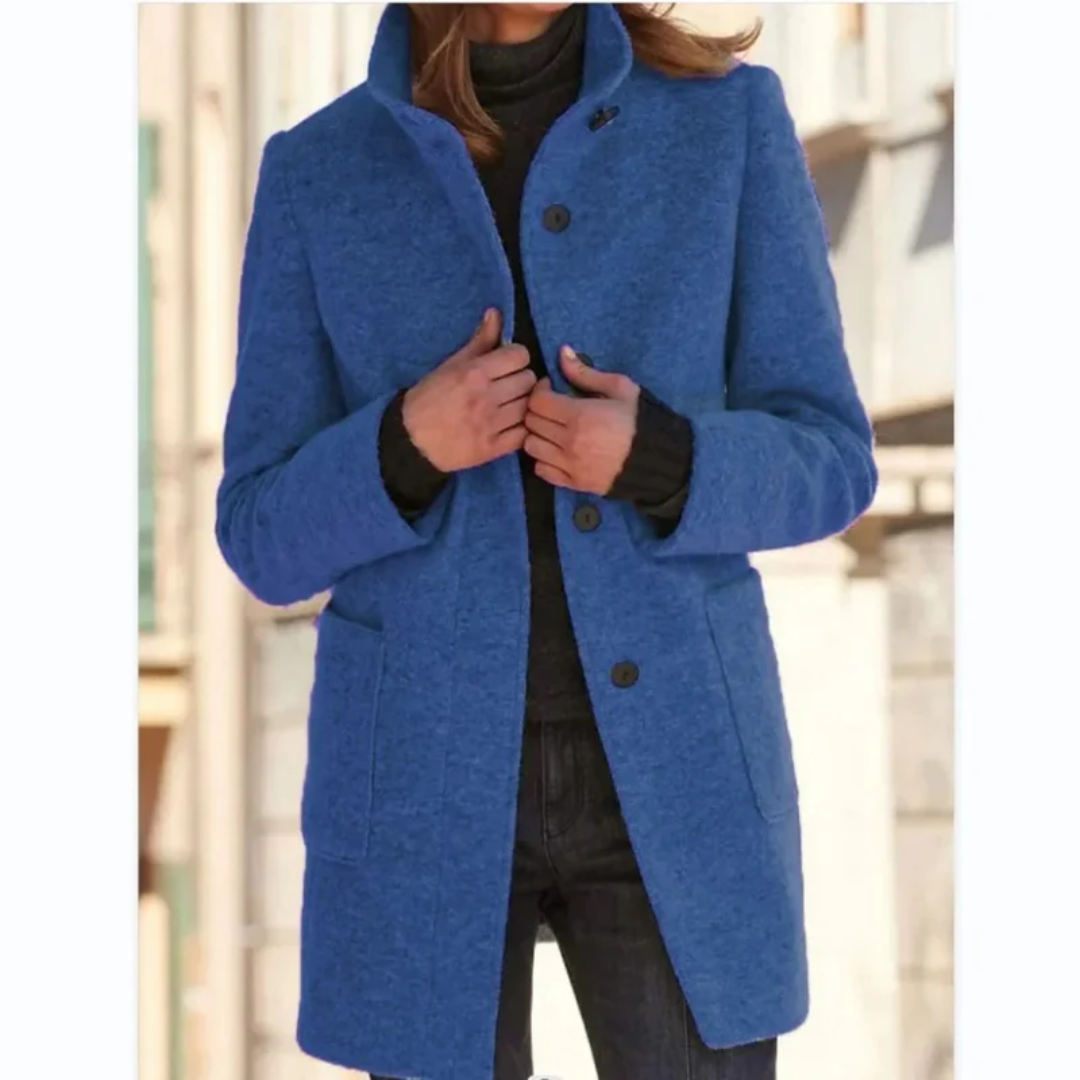 Dames Winter Lange Mantel | Winddicht