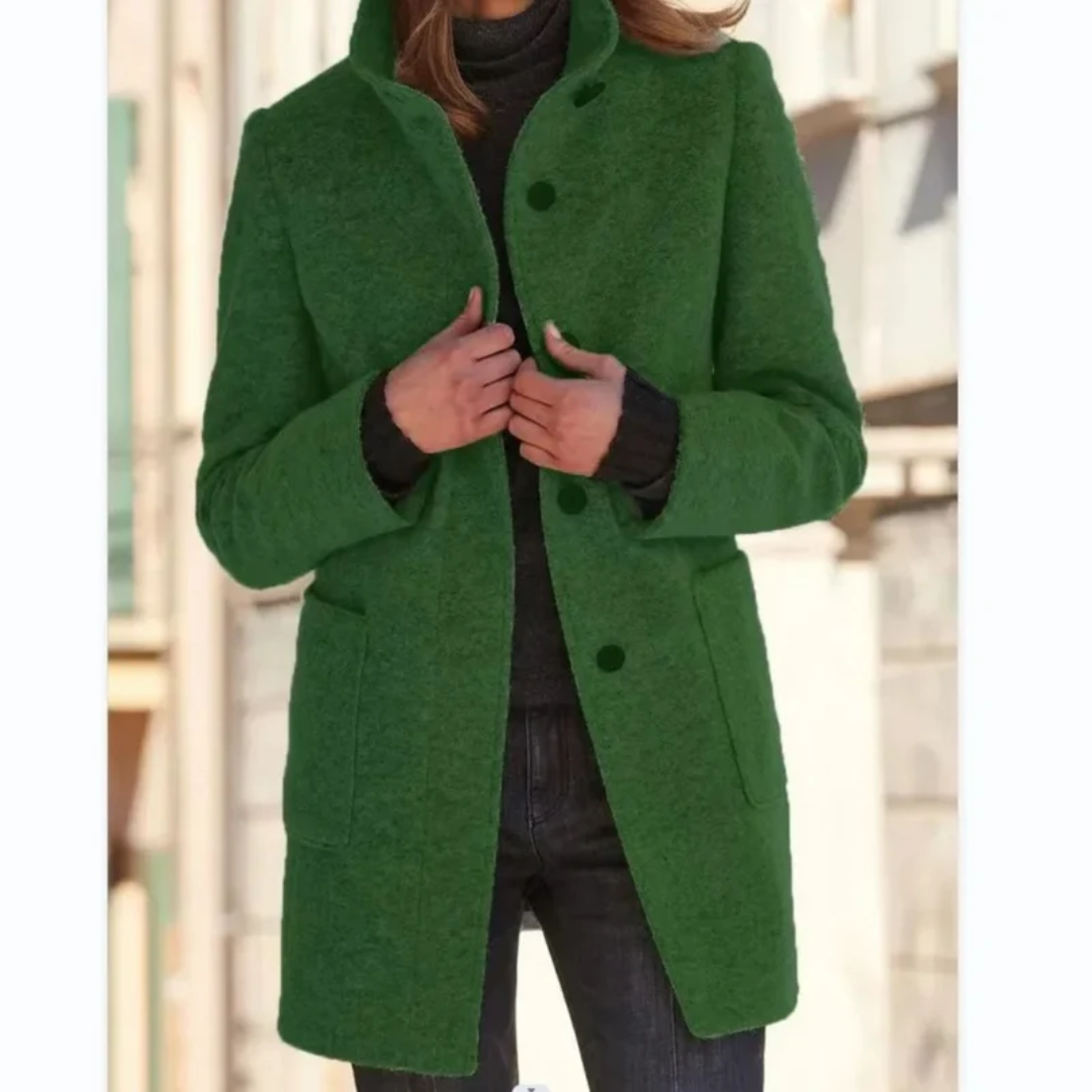 Dames Winter Lange Mantel | Winddicht