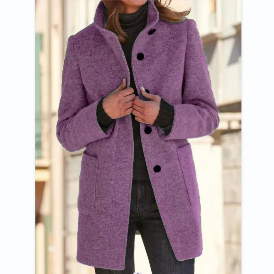 Dames Winter Lange Mantel | Winddicht
