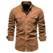 Heren Overhemd Lange Mouw | Casual