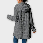 Dames lange Vest | fleece