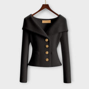 Dames Ribgebreide Cardigan | Winter