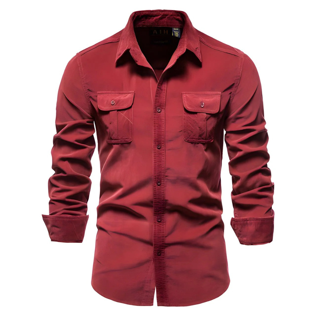 Heren Overhemd Lange Mouw | Casual