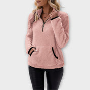 Dames Rits Trui | fleece