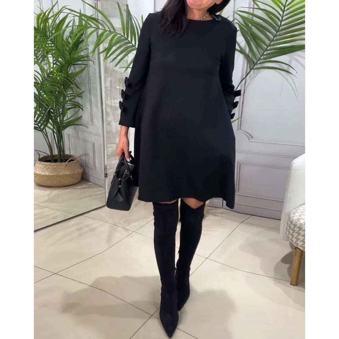 Dames Lange Mouwen Casual Jurk | Mini