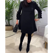 Dames Lange Mouwen Casual Jurk | Mini