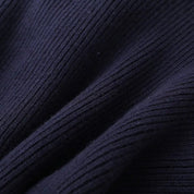 Dames Gebreide Vest | denim kraag