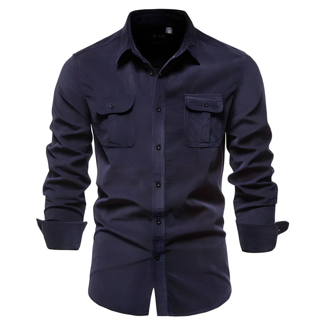 Heren Overhemd Lange Mouw | Casual
