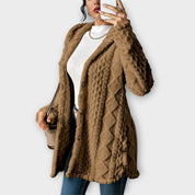 Dames lange Vest | fleece