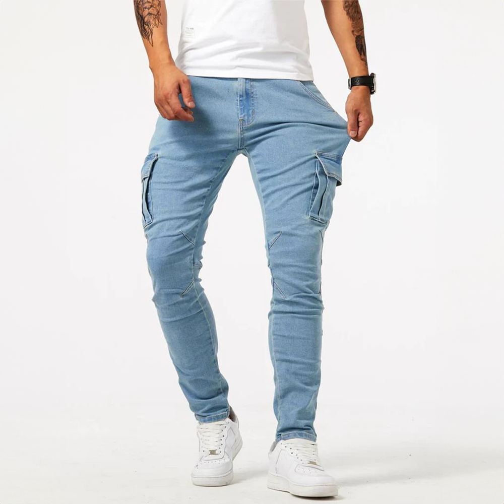 Laluna® | Stretchy Cargo Jeans