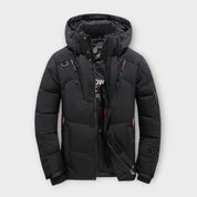 Heren winter gewatteerde parka | met capuchon