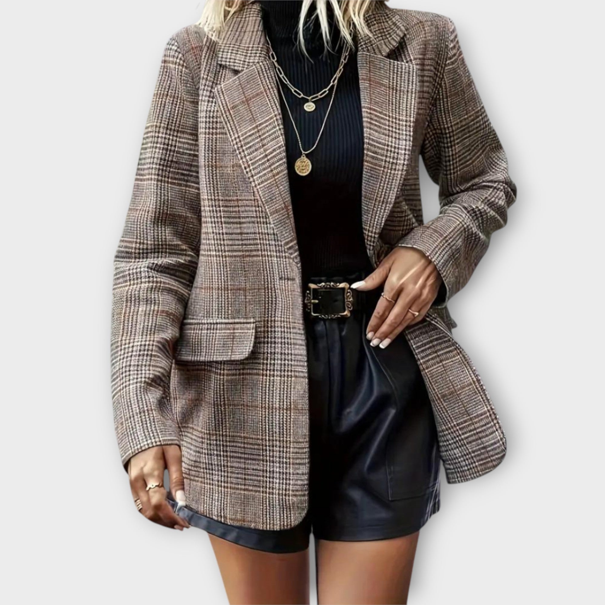 Dames lange wollen Jas | warm