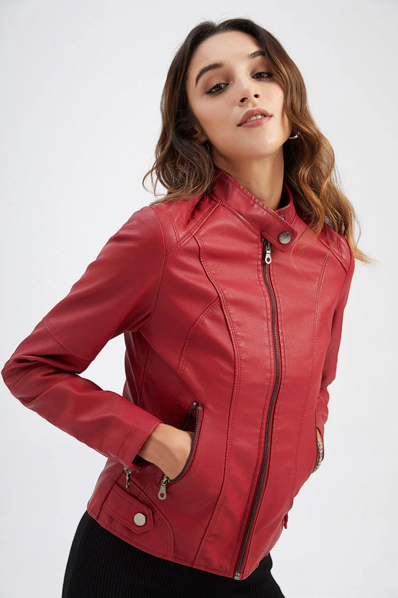 Dames Leren Jas | Kort