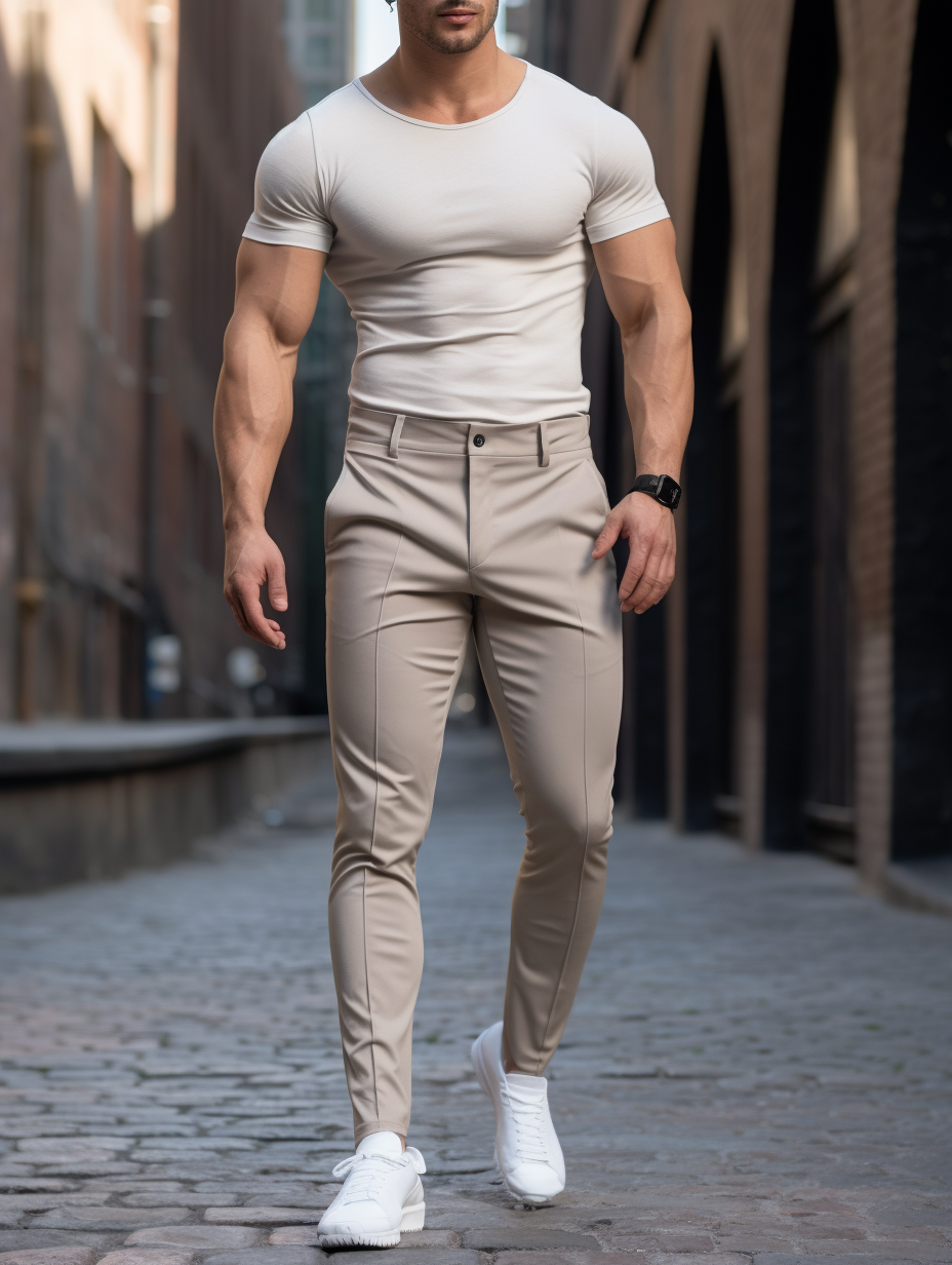 Dolci Lusso™ – Slim Fit Broek met Dynamiek