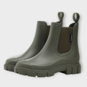 Dames Rubber Enkellaarsjes | Waterdicht