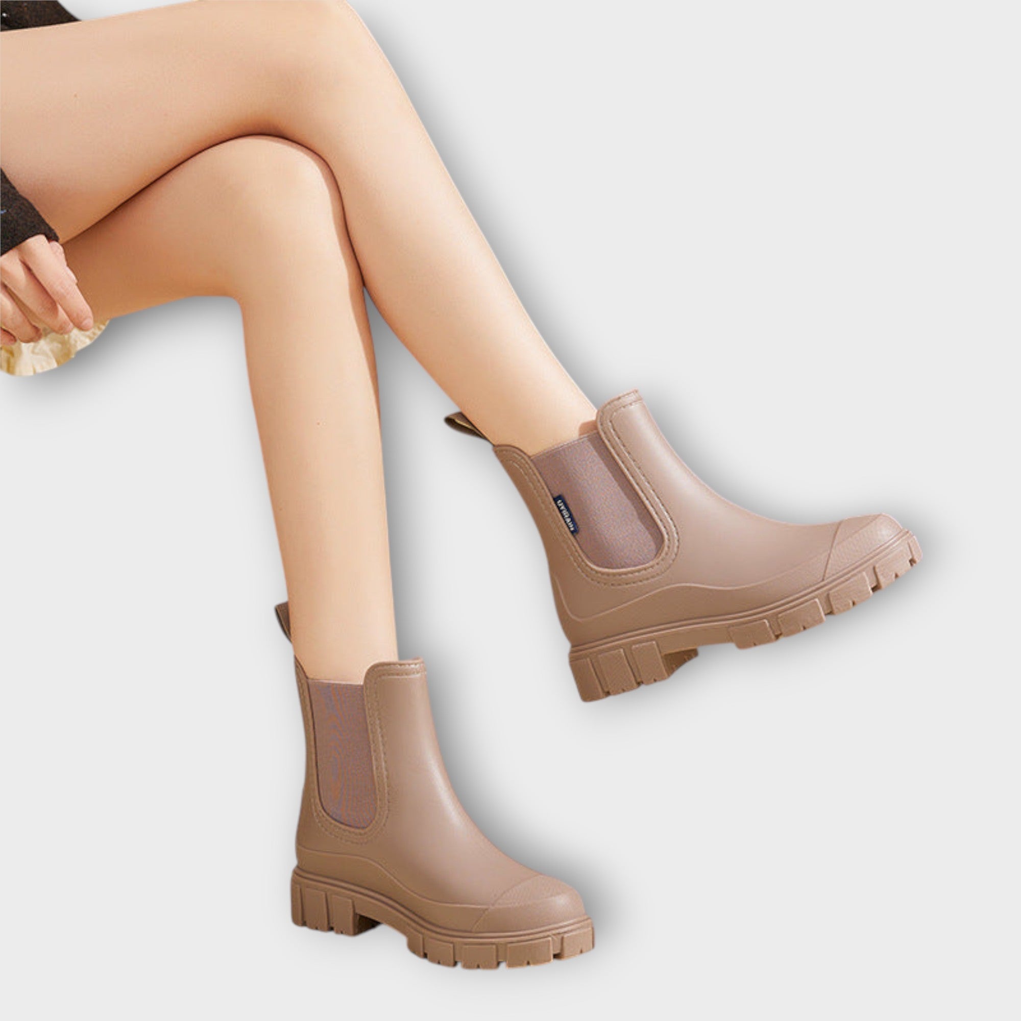 Dames Rubber Enkellaarsjes | Waterdicht