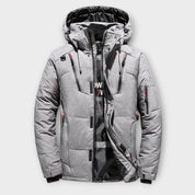 Heren winter gewatteerde parka | met capuchon